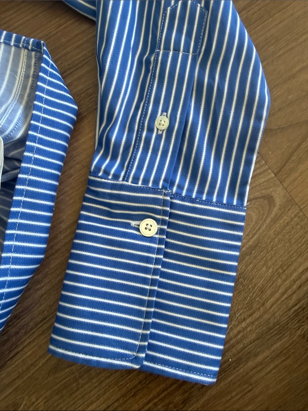 NWT Madewell Relaxed Button Up Shirt Striped Small Preppy Coastal - Picture 6 of 7